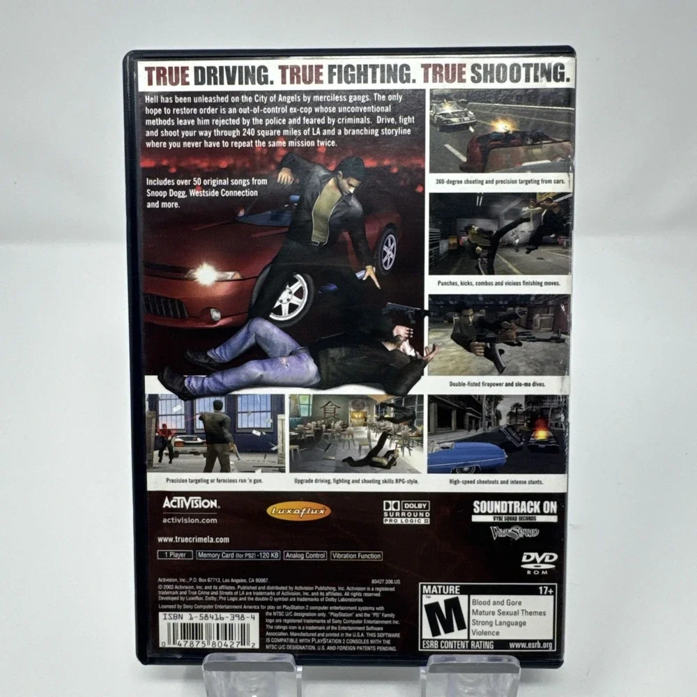 PlayStation 2 (PS2) True Crime Streets of LA Game No Manual